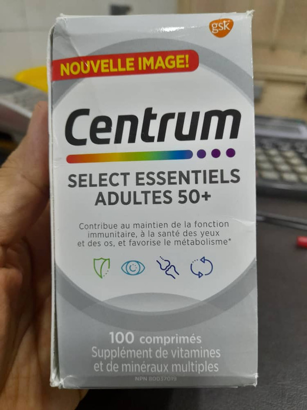 قرص مولتی ویتامین سنتروم 100عددی Centrum