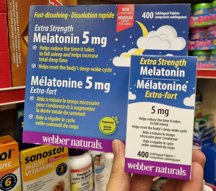 ملاتونین 400 عددی وبر نچرالز Webber naturals Melatonin