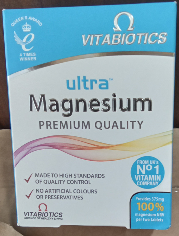 قرص منیزیم اولترا Ultra Magnesium Vitabiotics خارجی