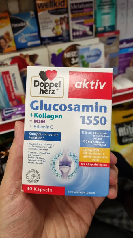 کپسول گلوکزامین 40تایی دابل هرز1550