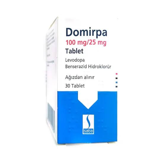 خرید و قیمت قرص Domirpa 100/25 (لوودوپا + بنسرازید) | داروی پارکینسون